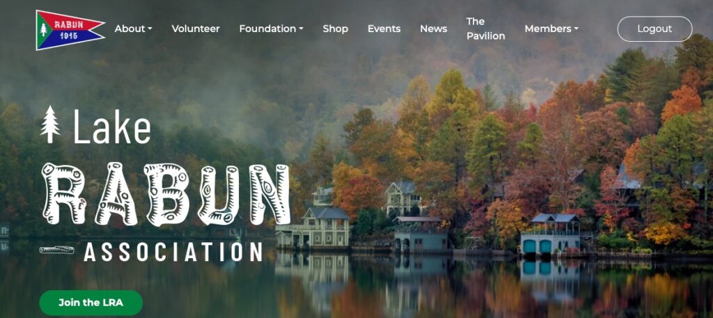 Lra Events LRA Website Redesign – Lake Rabun Association